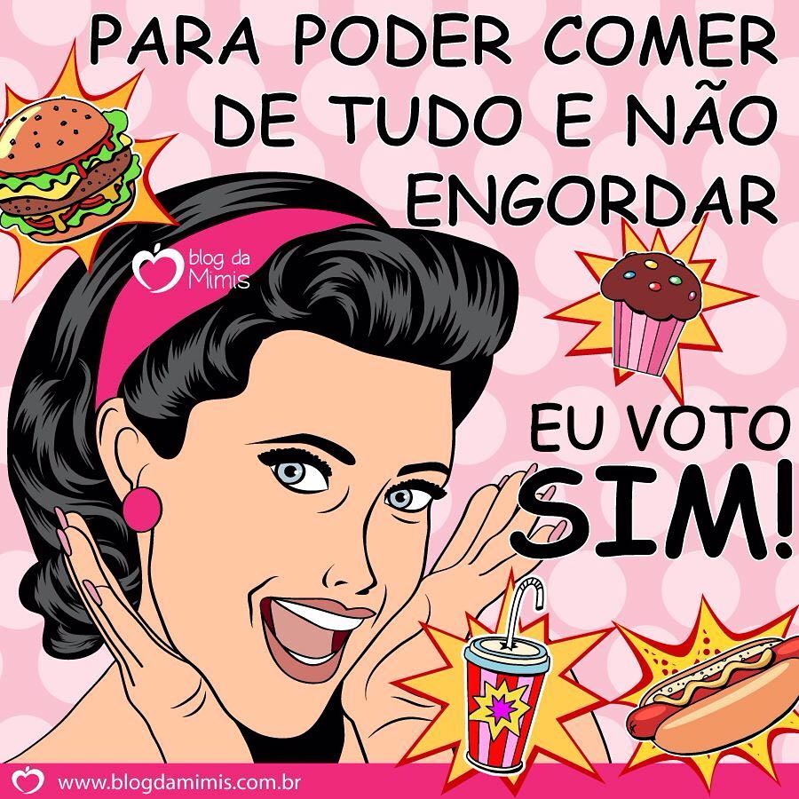 Pelo brigadeiro livre, pelo leite condensado gratuito, pela lasanha todo dia, pela pizzaaaa! É SIMMMMM! <3