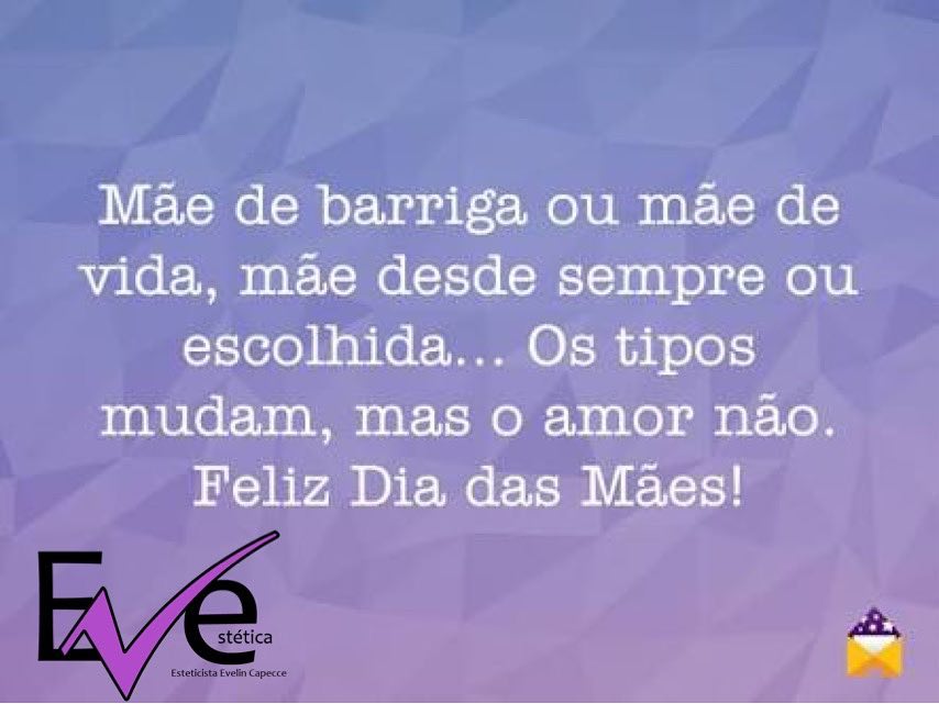 Desejo um Feliz dia das Mães a todas mamães!!!! 🎁💝🌹😘