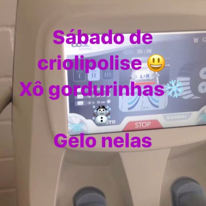 Dia bombando de Criolipolise..❄️☃️🙏🏻