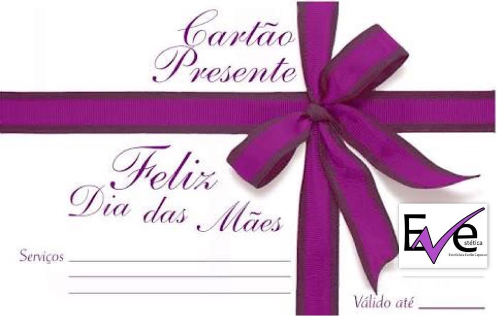 Dia das mães chegando, que tal dar um carinho pra quem sempre cuidou de você!💕
De um cartão presente. 🎁
Uma ótima sugestão é uma limpeza 
de pele ou uma massagem relaxante, ou se você preferir monte um tratamento para ela… imagina como ela vai se sentir com todo esse carinho… 💃🏻
Ligue para 📞35340031 e se informe .
#esteticaeveabc #maevaidosas #filhostambemcuida #demonstreamor #maeéamor #diadasmaes2017 #levanteaautaestimadela#maeéunica