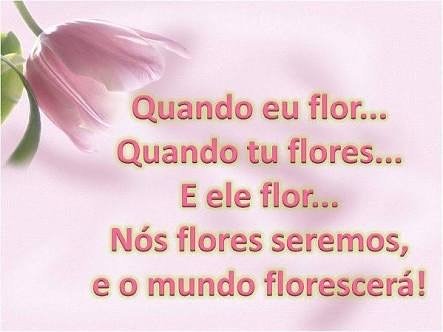 Setembro! Mês da primavera! Mês do ciclo de renovação da vida! Que estes três meses lhe renovem a paz, o amor, a saúde e força e coragem para seguir com os projetos de sua vida!Setembre-se! Floresça!
#setembrochegou 🌸🌼🌺